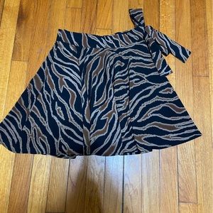 BB Dakota Swing of Things Tiger Stripe Skirt